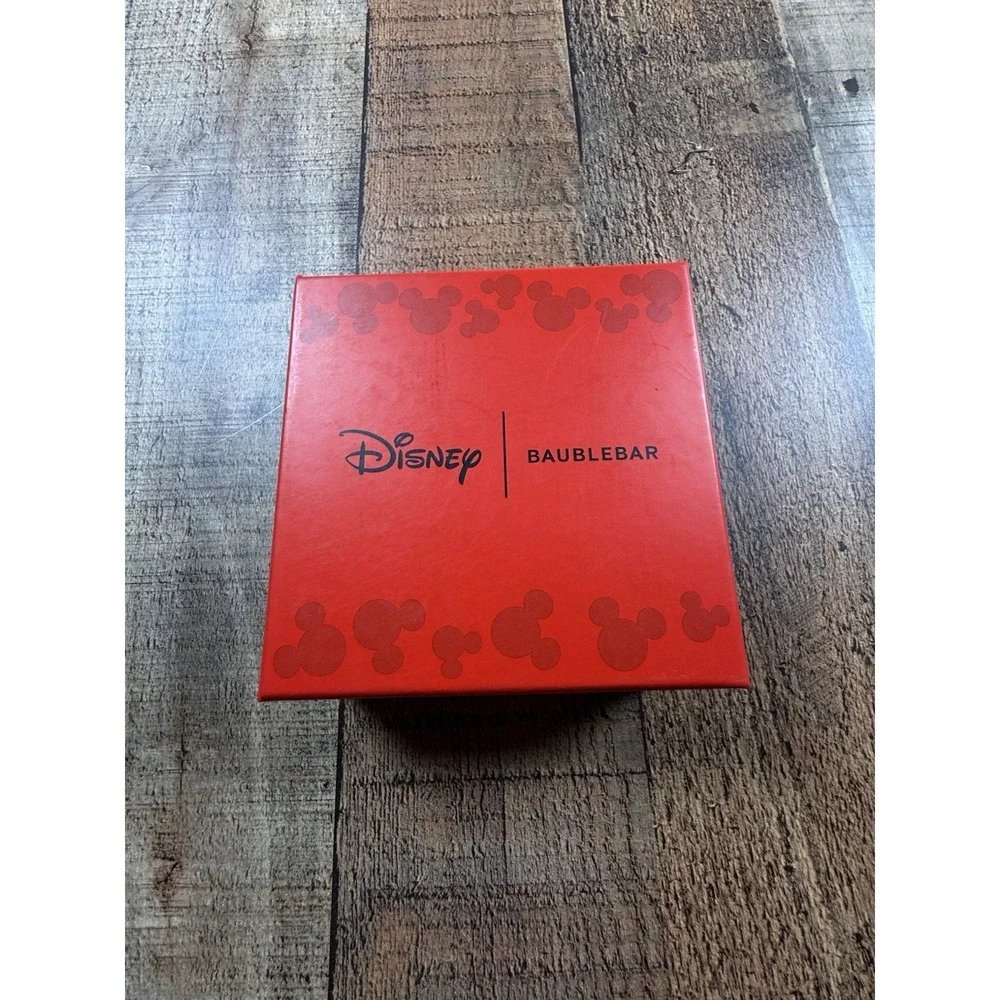 Disney x Baublebar Mickey Holiday Earring Set Christmas Shimmery Studs NIB